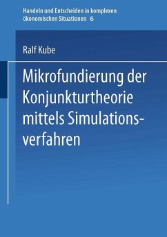 Cover Mikrofundierung der Konjunkturtheorie mittels Simulationsverfahren (eBook, PDF)