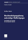 Maschinenbelegungsplanung mehrstufiger Fließfertigungen (eBook, PDF)