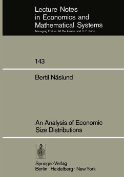 An Analysis of Economic Size Distributions (eBook, PDF) - Näslund, B.