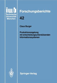 Cover Produktionsregelung mit entscheidungsunterstützenden Informationssystemen (eBook, PDF)