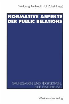 Normative Aspekte der Public Relations (eBook, PDF) Cover Normative Aspekte der Public Relations (eBook, PDF)