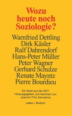 Cover Wozu heute noch Soziologie? (eBook, PDF)