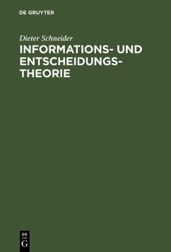 Cover Informations- und Entscheidungstheorie (eBook, PDF)