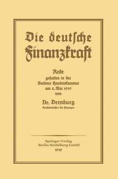 Die deutsch Finanzkraft (eBook, PDF) - Dernburg, Bernhard