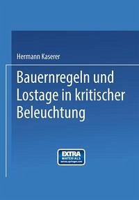 Cover Bauernregeln und Lostage in kritischer Beleuchtung (eBook, PDF)