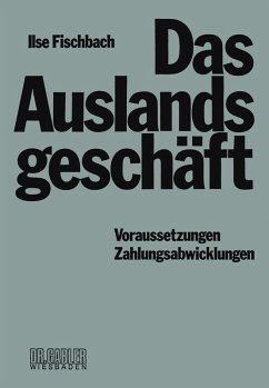 Das Auslandsgeschäft (eBook, PDF) - Fischbach, Ilse