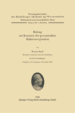 Cover Beitrag zur Kenntnis der peruanischen Kakteenvegetation (eBook, PDF)