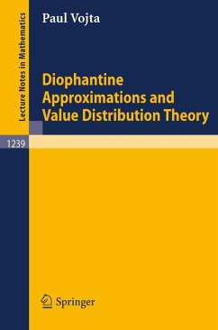 Diophantine Approximations and Value Distribution Theory (eBook, PDF) - Vojta, Paul Alan