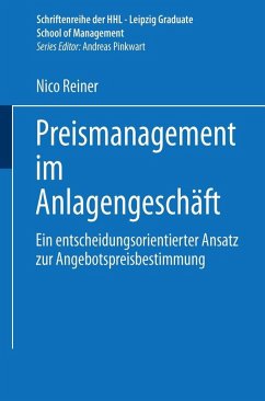 Preismanagement im Anlagengeschäft (eBook, PDF) - Reiner, Nico