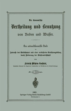 Cover Die ökonomische Vertheilung und Benutzung von Boden und Wasser (eBook, PDF)