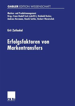 Erfolgsfaktoren von Markentransfers (eBook, PDF) - Zatloukal, Grit
