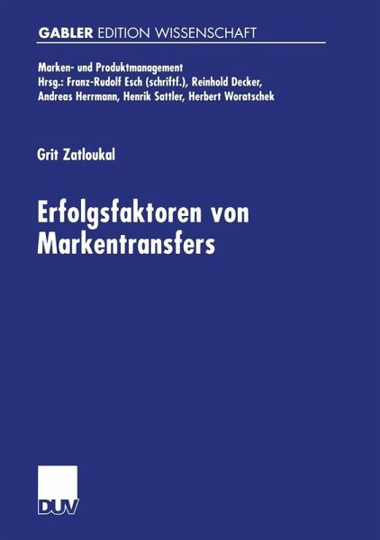 Erfolgsfaktoren von Markentransfers (eBook, PDF)