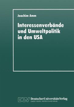 Cover Interessenverbände und Umweltpolitik in den USA (eBook, PDF)