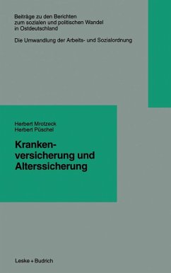 Cover Krankenversicherung und Alterssicherung (eBook, PDF)