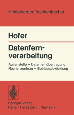 Cover Datenfernverarbeitung (eBook, PDF)
