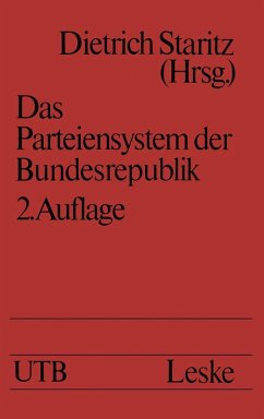 Cover Das Parteiensystem der Bundesrepublik (eBook, PDF)