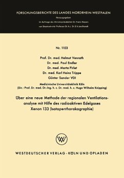 Cover Über eine neue Methode der regionalen Ventilationsanalyse mit Hilfe des radioaktiven Edelgases Xenon 133 (Isotopenthorakographie) (eBook, PDF)