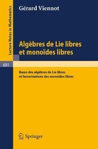Algebres de lie libres et monoides libres (eBook, PDF) - Viennot, G.