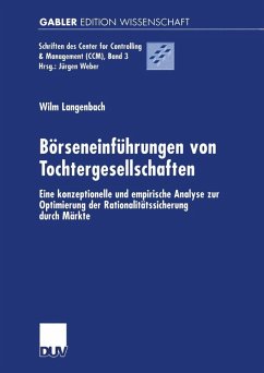 Börseneinführungen von Tochtergesellschaften (eBook, PDF) - Langenbach, Wilm