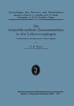 Cover Das körperlich-seelische Zusammenwirken in den Lebensvorgängen (eBook, PDF)