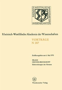 Elektrotherapie des Herzens (eBook, PDF) - Grosse-Brockhoff, Franz