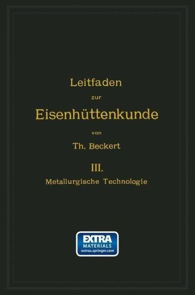 Metallurgische Technologie (eBook, PDF)