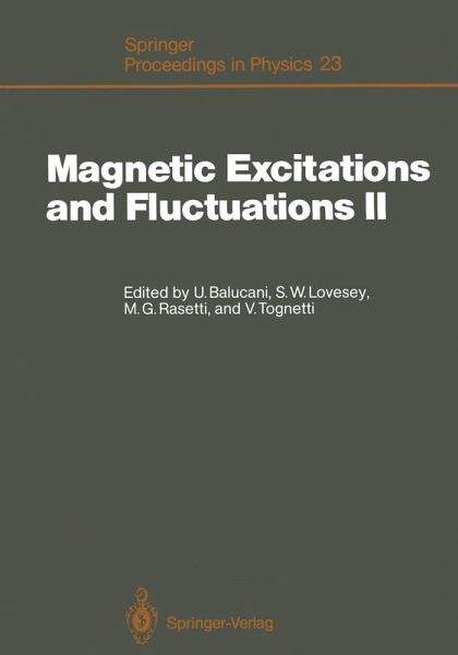 Magnetic Excitations and Fluctuations II (eBook, PDF)