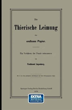 Die Thierische Leimung für endloses Papier (eBook, PDF) - Jagenberg, Ferdinand