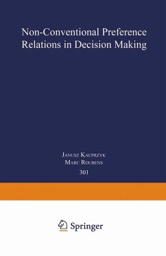 Cover Non-Conventional Preference Relations in Decision Making (eBook, PDF)