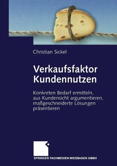Cover Verkaufsfaktor Kundennutzen (eBook, PDF)