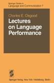 Lectures on Language Performance (eBook, PDF)