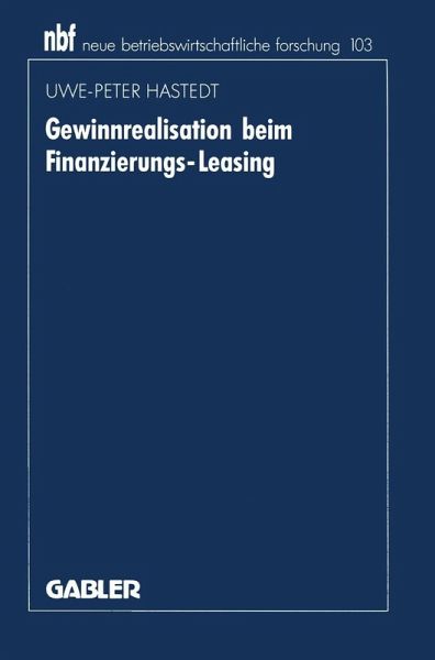 Gewinnrealisation beim Finanzierungs-Leasing (eBook, PDF)