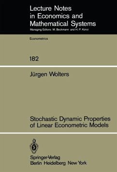Stochastic Dynamic Properties of Linear Econometric Models (eBook, PDF) - Wolters, J.