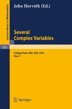 Cover Several Complex Variables. Maryland 1970. Proceedings of the International Mathematical Conference, Held at College Park, April 6-17, 1970 (eBook, PDF)