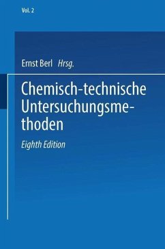 Cover Chemisch-technische Untersuchungsmethoden (eBook, PDF)
