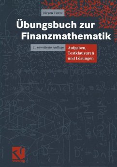 Übungsbuch zur Finanzmathematik (eBook, PDF) - Tietze, Jürgen