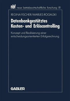 Cover Datenbankgestütztes Kosten- und Erlöscontrolling (eBook, PDF)