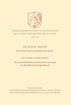 Cover Die Atomenergie im Vereinigten Königreich. Die wissenschaftlichen und technischen Leistungen von Hochfluß-Forschungsreaktoren (eBook, PDF)