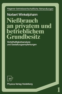 Nießbrauch an privatem und betrieblichem Grundbesitz (eBook, PDF) - Winkeljohann, Norbert