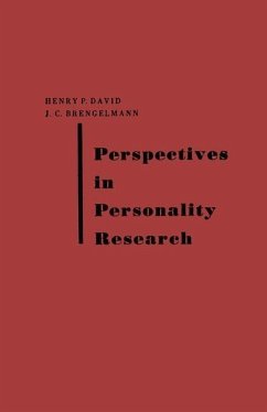 Cover Perspectives in Personality Research (eBook, PDF)