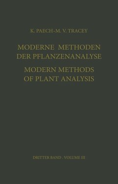 Moderne Methoden der Pflanzenanalyse / Modern Methods of Plant Analysis (eBook, PDF) - Paech, K.; Tracey, M. V.