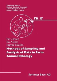 Methods of Sampling and Analysis of Data in Farm Animal Ethology (eBook, PDF) - Jensen; Algers; Ekesbo