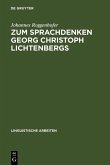 Zum Sprachdenken Georg Christoph Lichtenbergs (eBook, PDF)