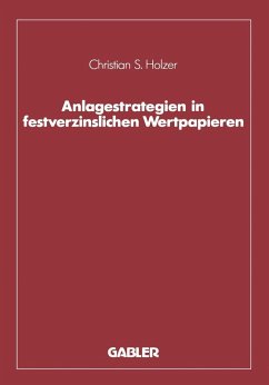 Anlagestrategien in festverzinslichen Wertpapieren (eBook, PDF) - Holzer, Christian S.