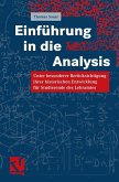 Einführung in die Analysis (eBook, PDF)