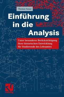 Cover Einführung in die Analysis (eBook, PDF)