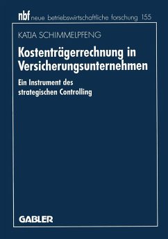 Kostenträgerrechnung in Versicherungsunternehmen (eBook, PDF) Cover Kostenträgerrechnung in Versicherungsunternehmen (eBook, PDF)
