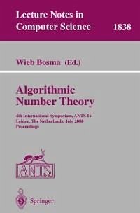 Algorithmic Number Theory (eBook, PDF)