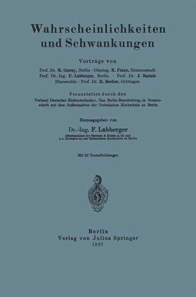 Wahrscheinlichkeiten und Schwankungen (eBook, PDF)