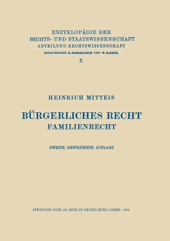 Bürgerliches Recht (eBook, PDF) - Mitteis, Heinrich